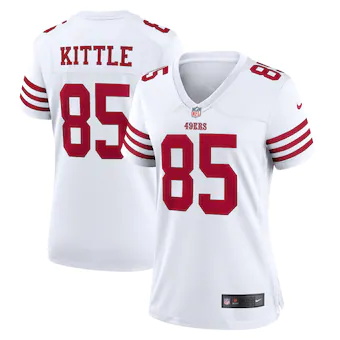 womens nike george kittle white san francisco 49ers player 